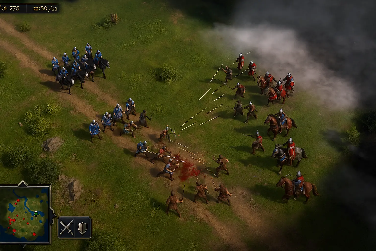 Illustration de la micro-gestion dans un RTS