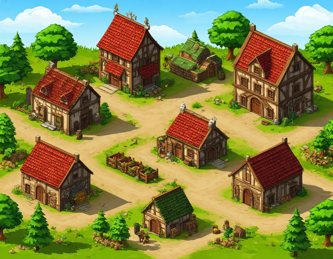 Illustration de la gestion des ressources dans un RTS