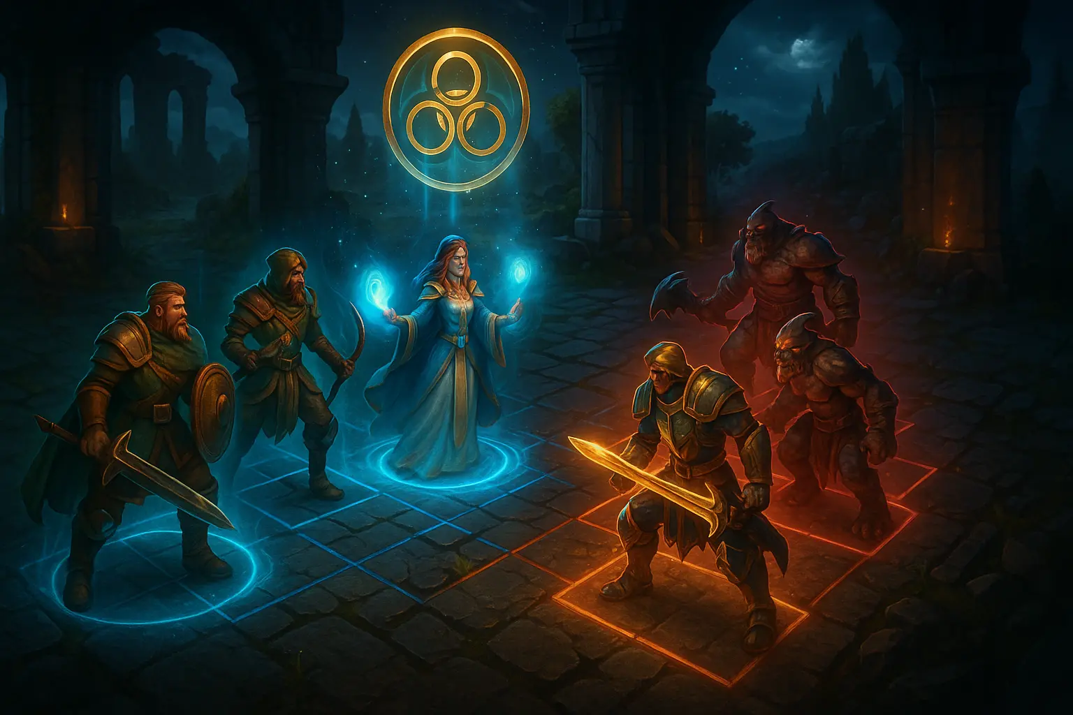 Illustration des synergies dans un jeu au tour par tour